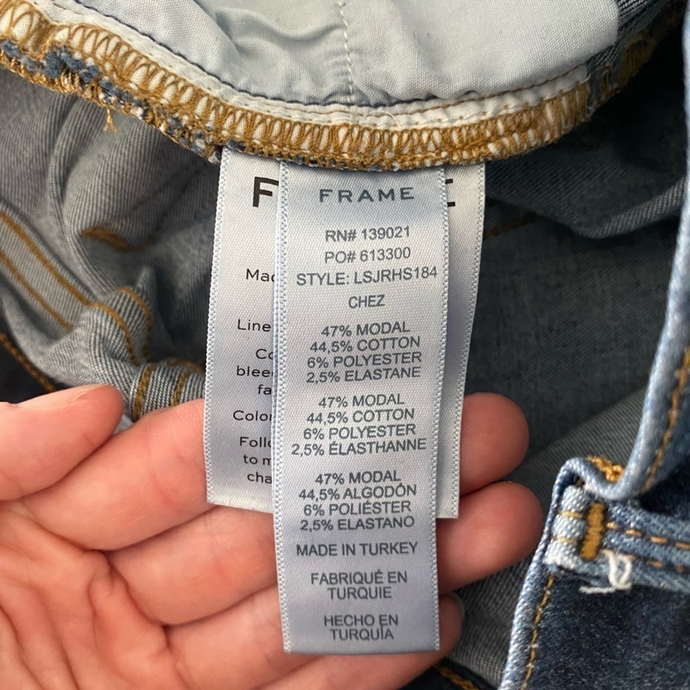 Size 27 frame skinny jeans - Picture 2 of 8